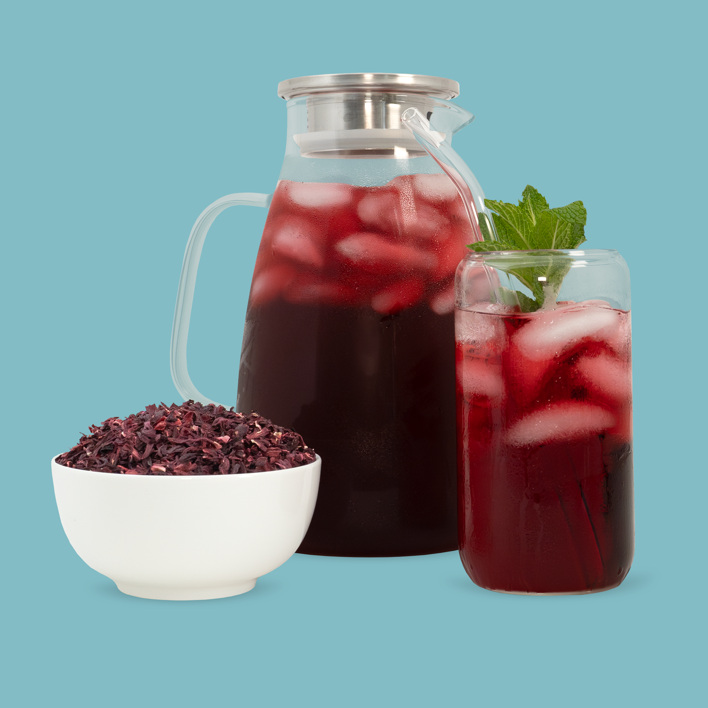 Cut & Sifted Organic Hibiscus Flowers from Egypt