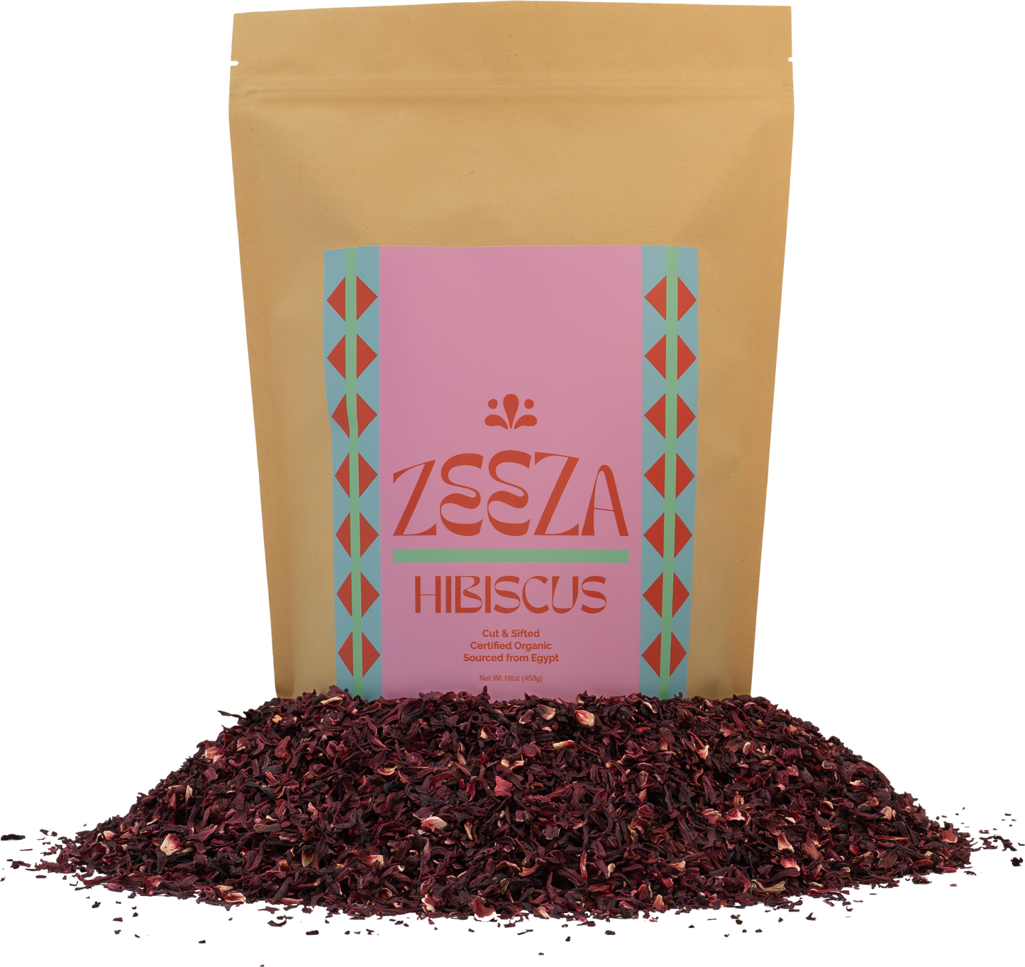 Cut & Sifted Organic Hibiscus Flowers from Egypt
