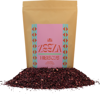 Cut & Sifted Organic Hibiscus Flowers from Egypt