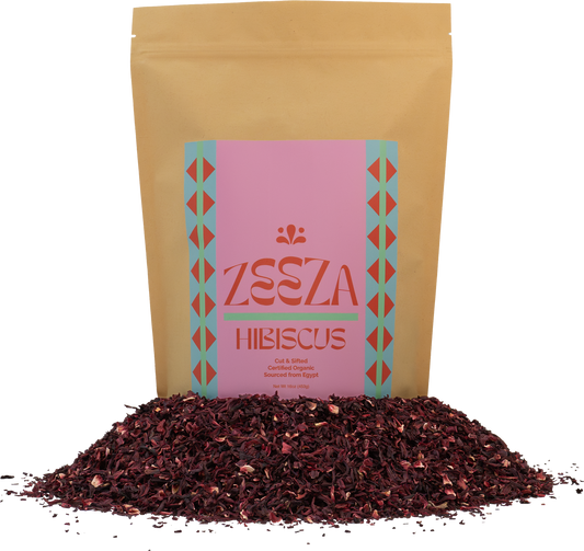 Cut & Sifted Organic Hibiscus Flowers from Egypt